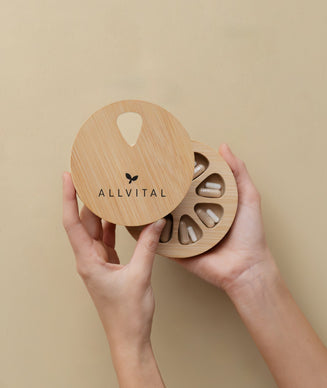 Pillendose aus Bambus Pillendose aus Bambus