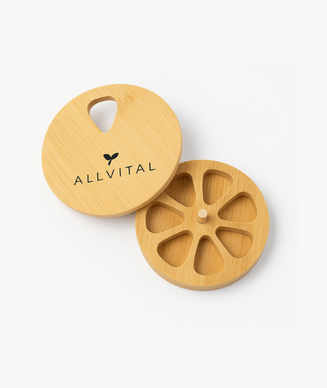 Pillendose aus Bambus Pillendose aus Bambus