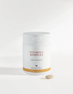 Allvital Vitamin C Komplex enthält Calciumascorbat, Ascorbinsäure, Magnesiumascorbat und Ascorbylpalmitat. Wirkt als Antioxidans und stärkt das Immunsystem. Allvital Vitamin C Komplex enthält Calciumascorbat, Ascorbinsäure, Magnesiumascorbat und Ascorbylpalmitat. Wirkt als Antioxidans und stärkt das Immunsystem.