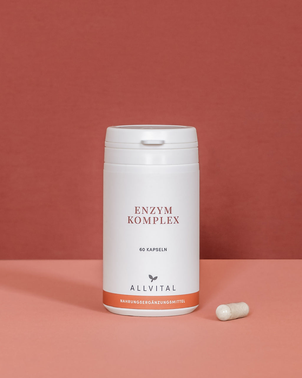 Enzym Komplex von Allvital enthält die wichtigen Verdauungsenzyme Amylase, Protease, Lactase, Lipase und Cellulase sowie sekundäre Pflanzenstoffe und Bitterstoffe