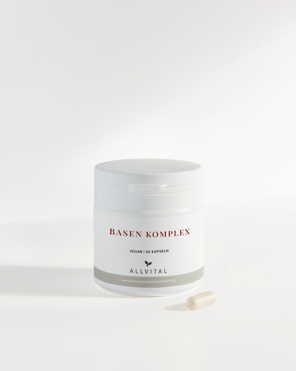 Allvital Basen Komplex enthält basische Mineralstoffverbindungen aus Calcium, Natrium und Magnesium für einen gesunden Säure-Basen-Haushalt.