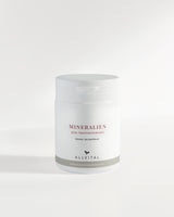 Allvital Mineralien plus Spurenelemente enthält Calcium und Magnesium, Chlorid, Kalium, Natrium, Bor und Jod. Für gesunde Muskeln und Knochen.