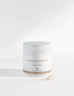 Allvital Carnitin Komplex enthält L-Carnitintartrat für eine optimale Magen-Darm-Verträglichkeit. Zusätzlich ist Vitamin C, Vitamin B3 und Vitamin B6 enthalten.