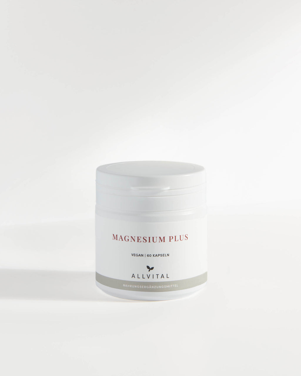 Allvital Magnesium Plus vegan enthält Magnesium. Bei Stress, innerer Unruhe, Konzentrationsstörungen und Schlafstörungen. 