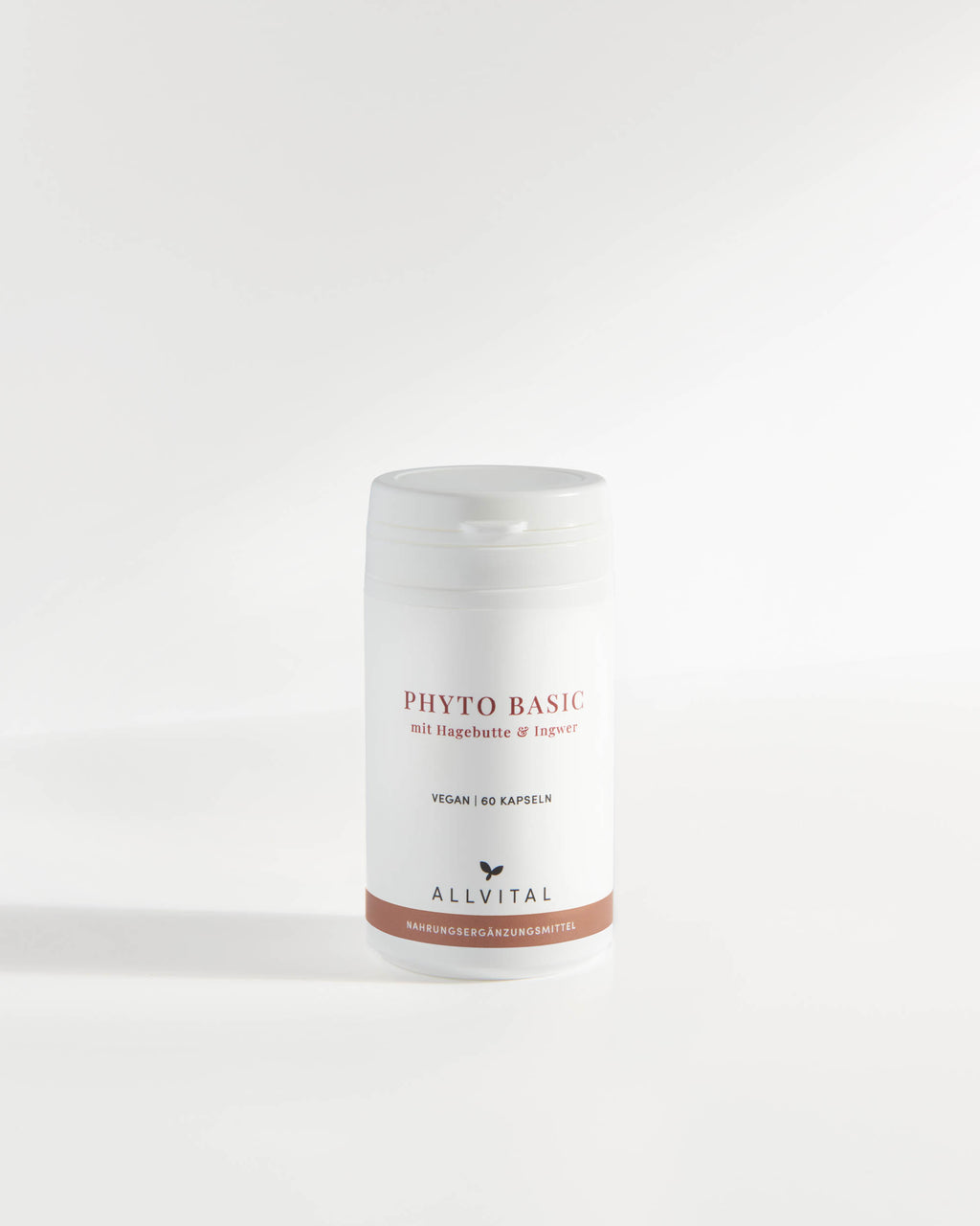 Allvital Phyto Basic mit Hagebutte und Ingwer. Hagebutte unterstützt ein gesundes Immunsystem und eine gesunde Verdauung.