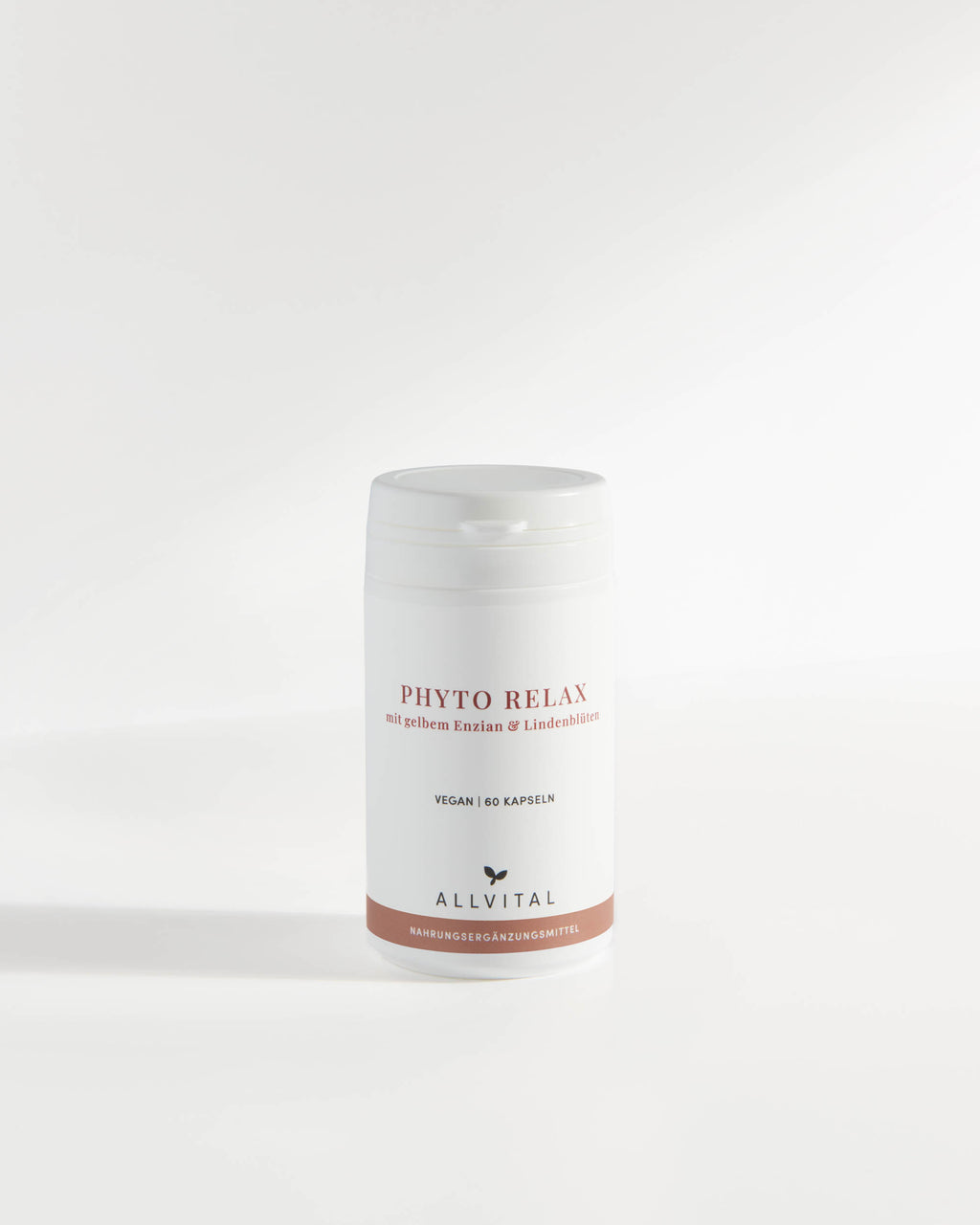 Allvital Phyto Relax ist ein veganes Kräuterpräparat mit gelbem Enzian, Lindenblüten und Passionsblume zur Unterstützung der Verdauung und Entspannung.