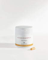 Allvital Vitamin B Komplex. Hochdosierte Kombination aller acht B-Vitamine. Zur Verringerung von Müdigkeit und Stress. Für eine gesundes Nervensystem.